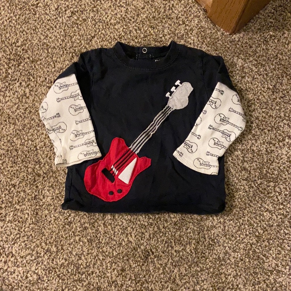 Guitar long sleeve shirt